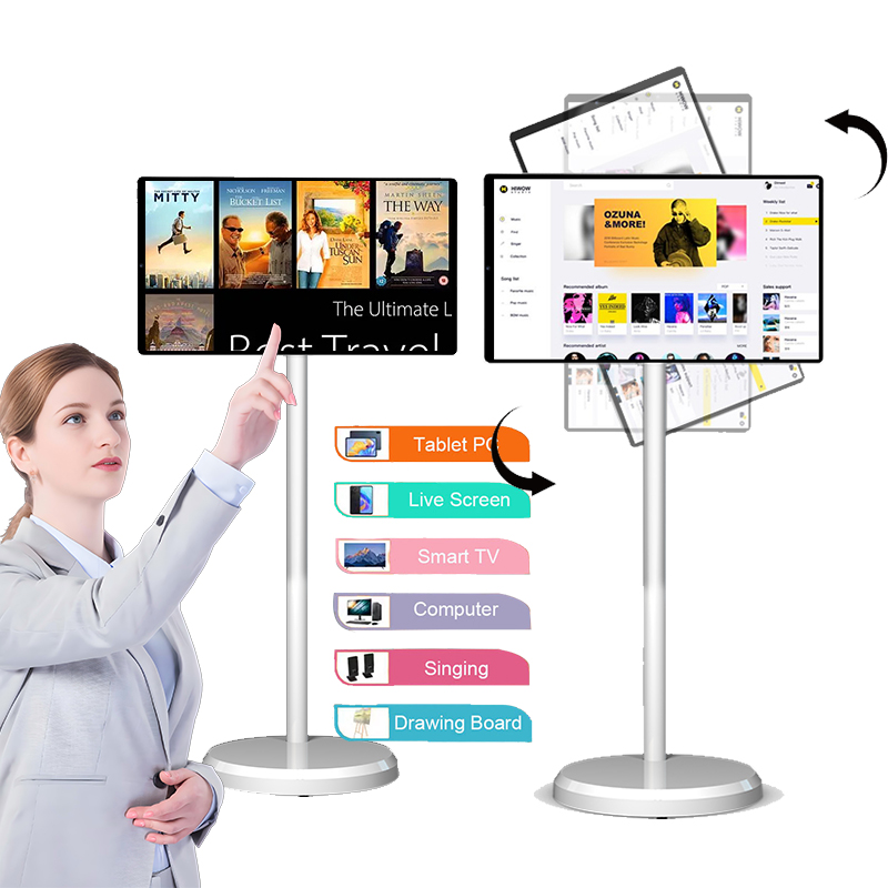 Kids Education Tablet - 21.5 İnç Taşınabilir Akıllı Tablet TV
