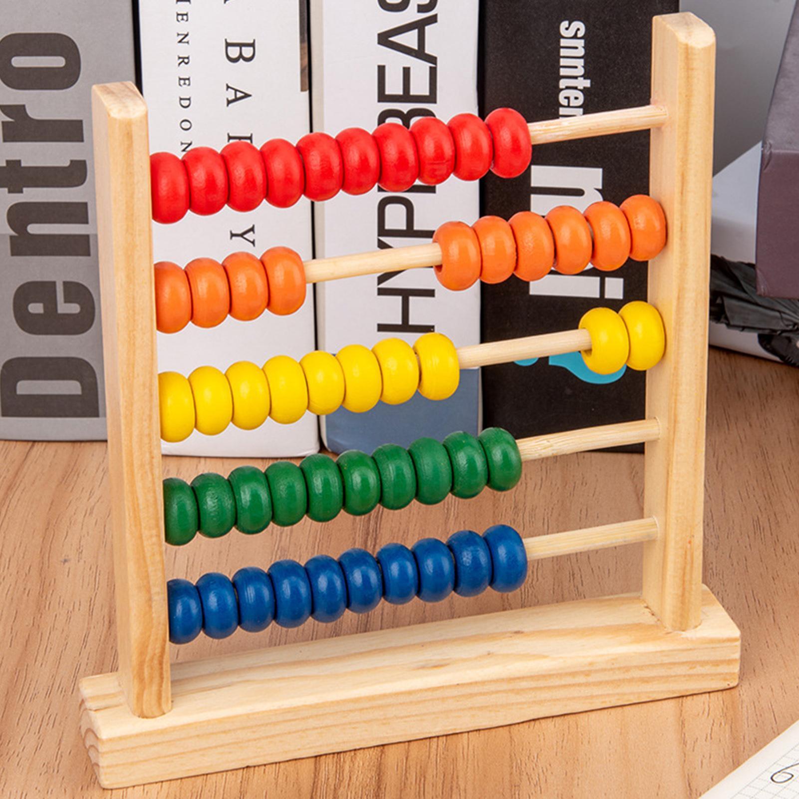 Abacus Counting Bead - Ahşap Çerçeve Abaküs Oyuncaklar Sayma Abaküs