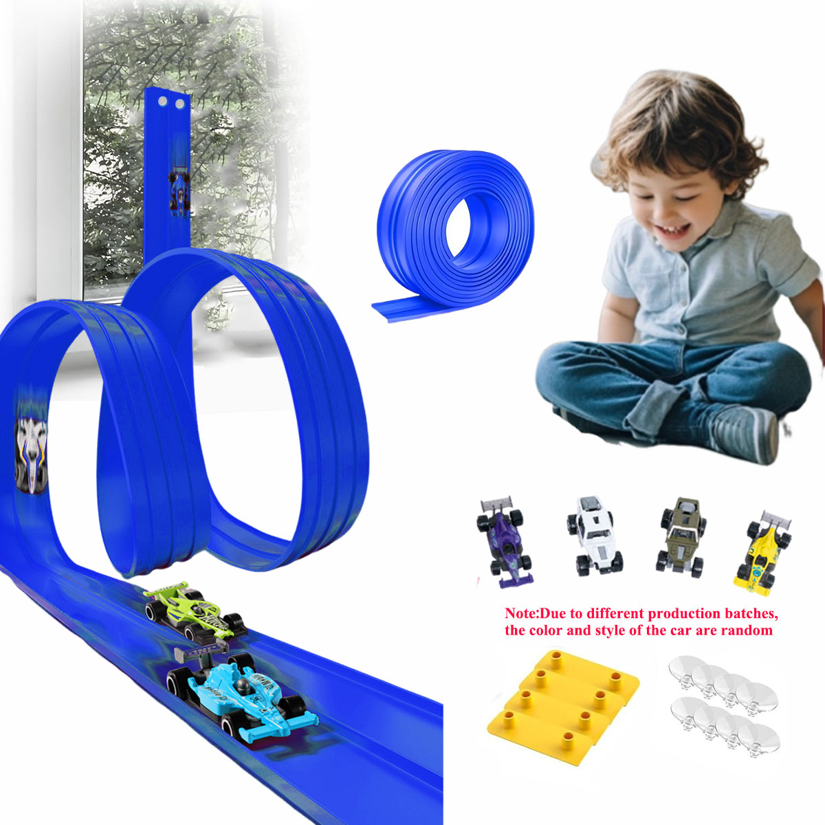 Kids Educational Game - Net Çanta 13Ft/16.3Ft Esnek Raylı Oyuncak