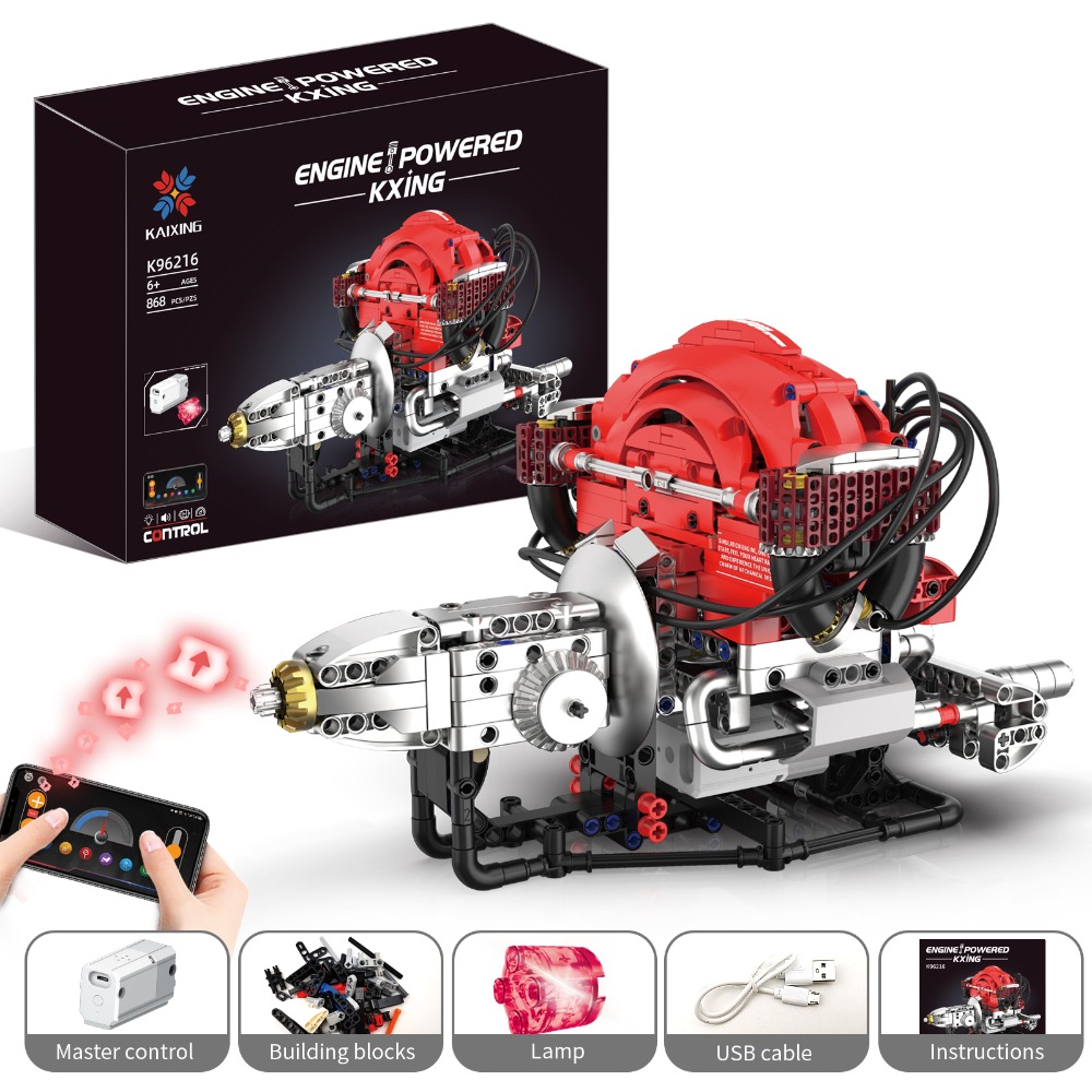 Kids Education Free App - K96216 868 Parça Simülasyon Böcek Motor