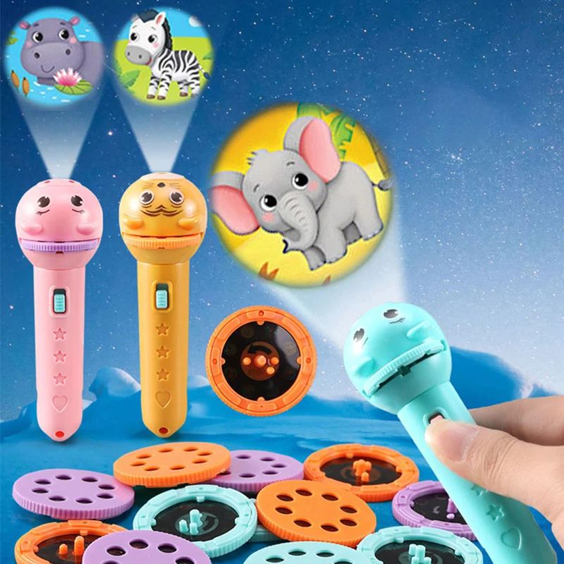 Kids Education Story - El feneri projektör çocuklar için bebek