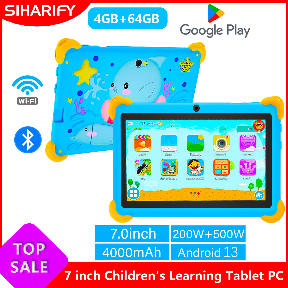Kids Education Tablet - 7 İnç 5G Çocuk Tabletleri Android