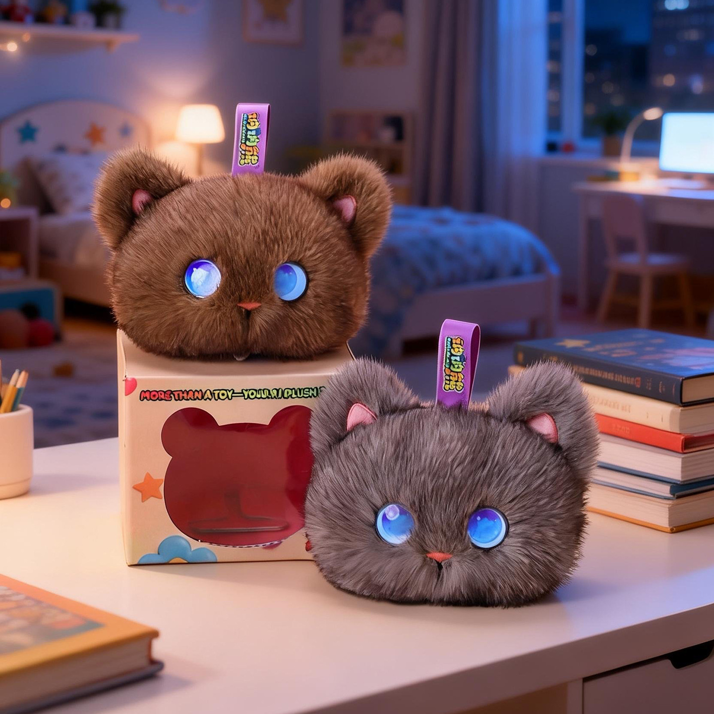 Kid Education - Tobot Yapay Zeka Peluş Kedi Oyuncak