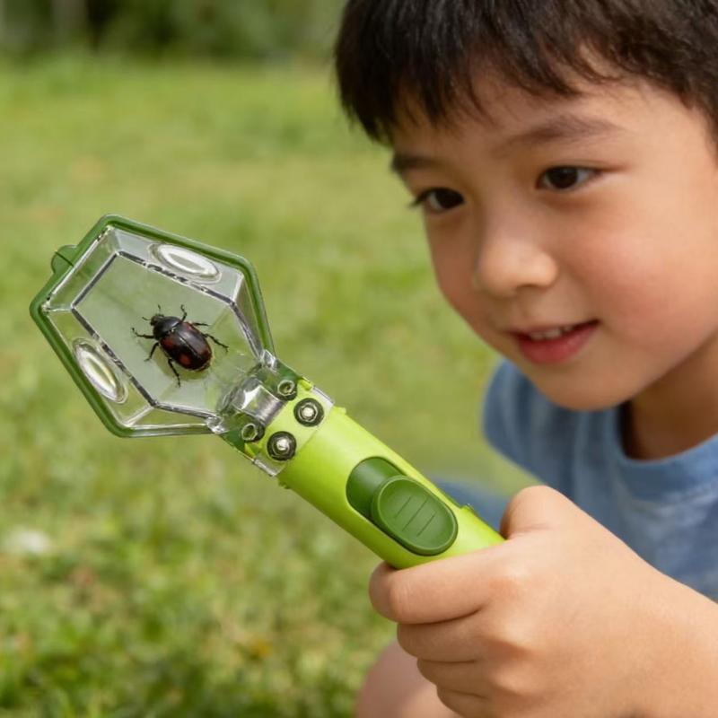 Kids Outdoor Education - Çocuklar için büyüteçli böcek yakalayıcı görüntüleyici