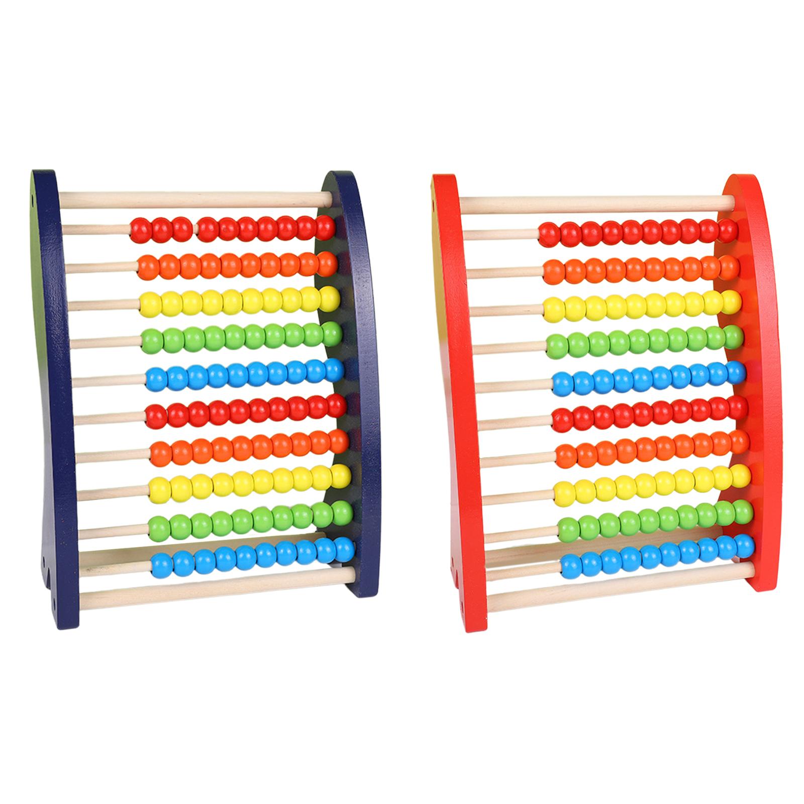 Abacus Counting Bead - Çocuklar için Abaküs Ahşap Abaküs Çerçevesi