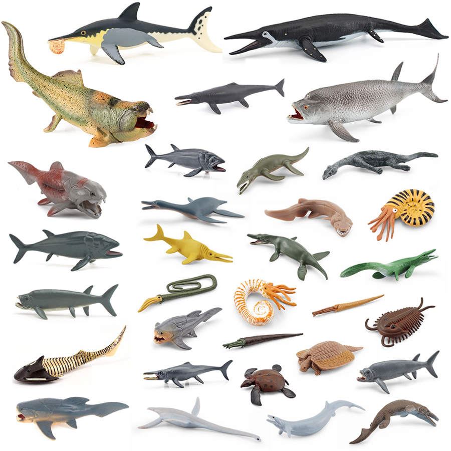 Kids Educational Game - Gerçekçi Dunkleosteus Ophthalmosaurus Xiphactinus Cephalaspis Tarih