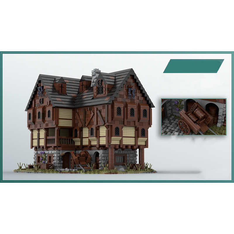 5098 parça MOC Ortaçağ Evi 3 T - Kids Education Pdf incelemesi ve fiyatı