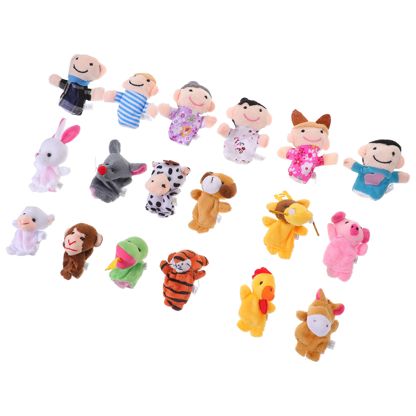 18 Parça Hayvan Parmak Kuklası - Kids Education Story incelemesi ve fiyatı