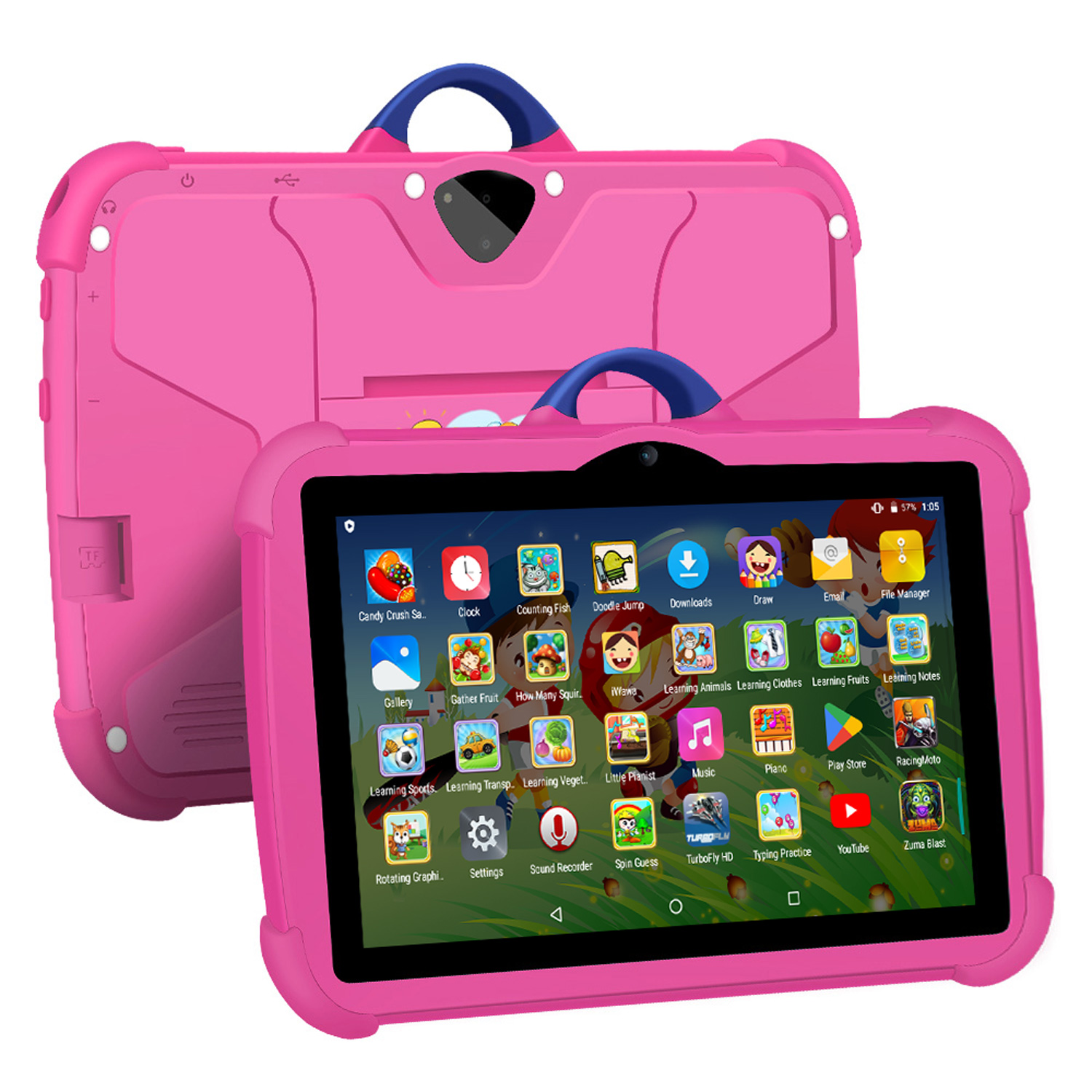 Yeni Karikatür Desen Çocuk Tab - Kids Education Tablets incelemesi ve fiyatı