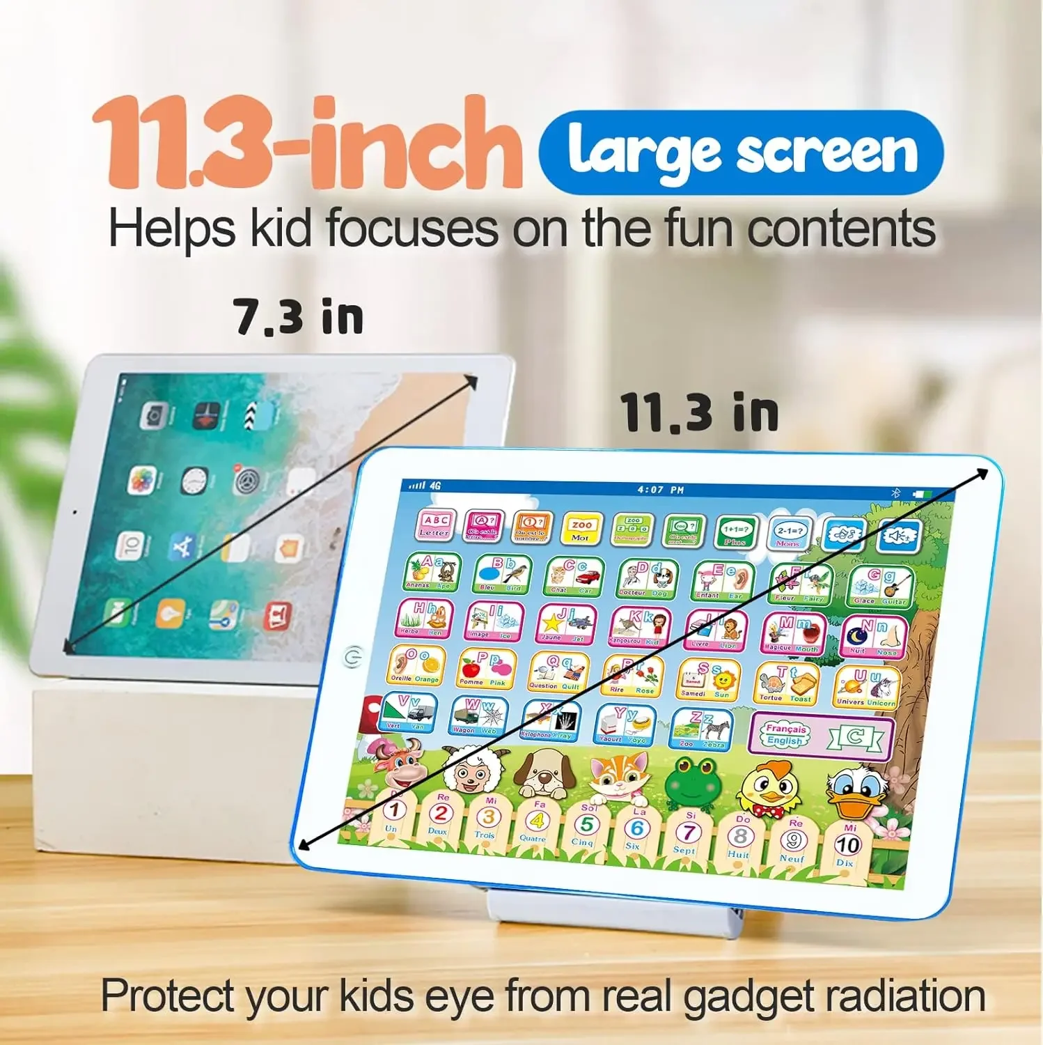 Fransız İngilizce iki dilli öğ - Kids Education Tablet incelemesi ve fiyatı