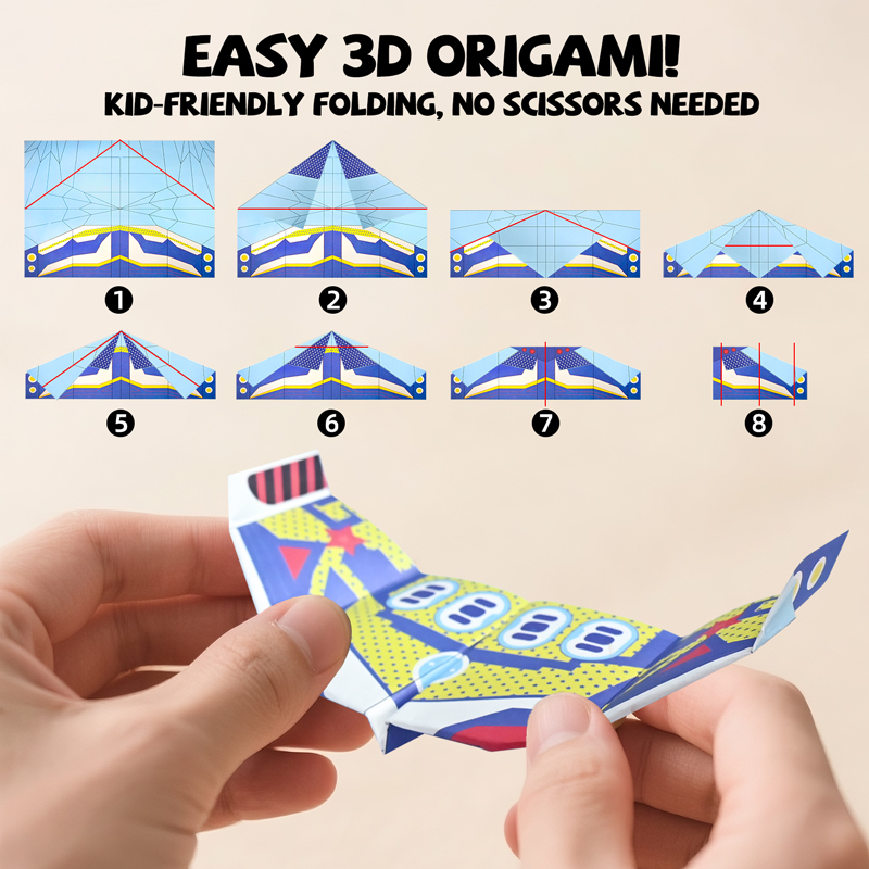 36 yaprak kağıt uçak origami s - Kids Educational Game incelemesi ve fiyatı