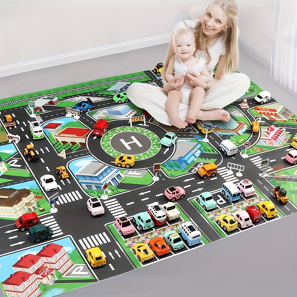 1 adet, şehir trafik oyun matı - Kids Educational Game incelemesi ve fiyatı