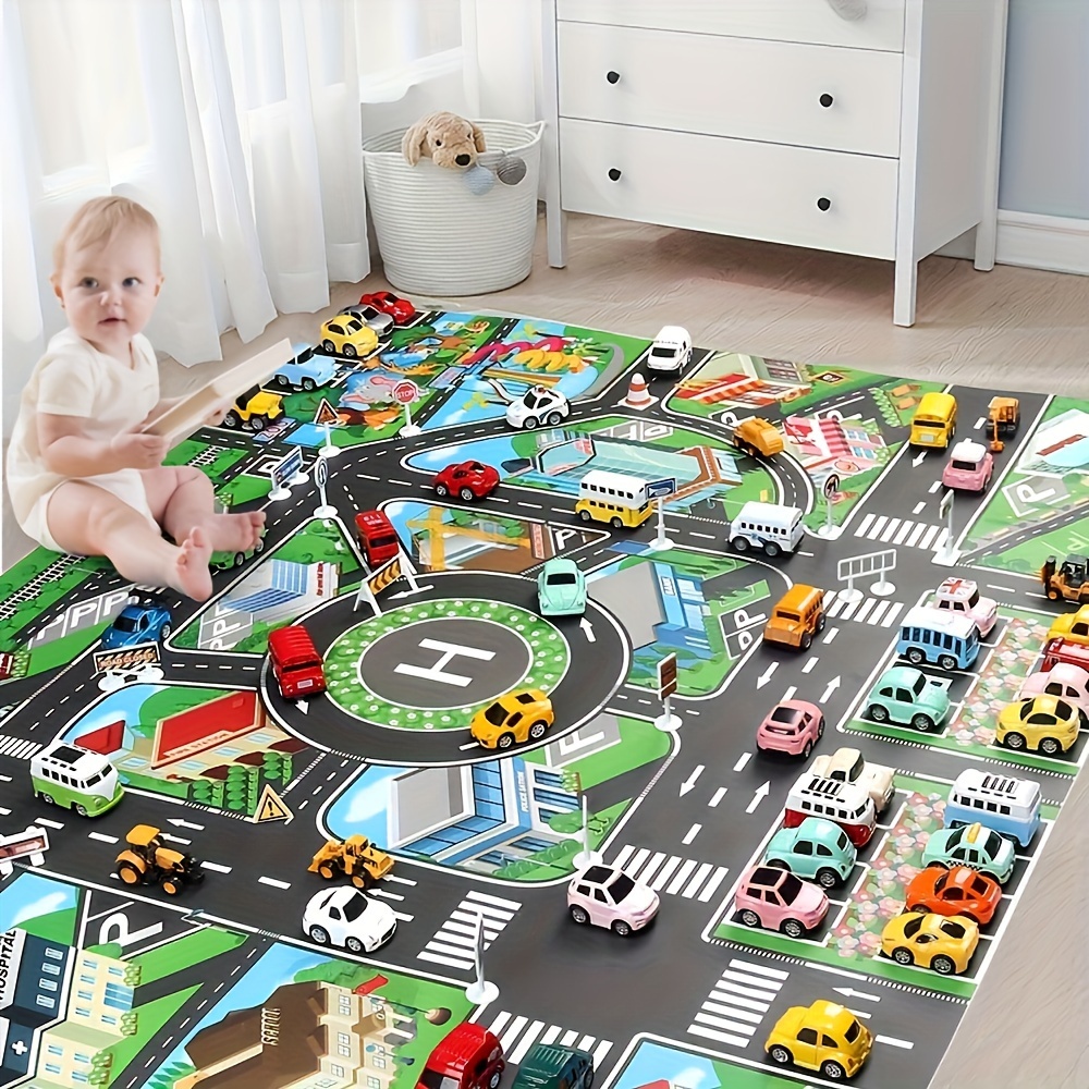 1 adet, şehir trafik oyun matı - Kids Educational Game incelemesi ve fiyatı